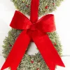 Outlet Decorator's Warehouse 16.5” Red Polyester Clip Bow