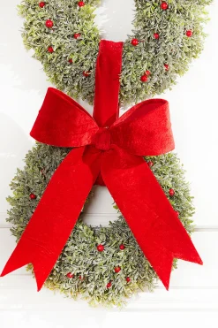 Outlet Decorator's Warehouse 16.5” Red Polyester Clip Bow