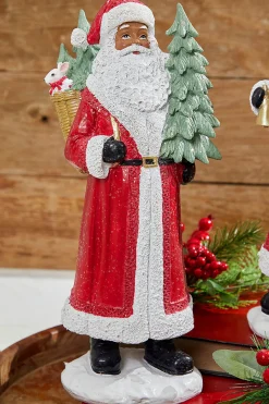 Clearance Decorator's Warehouse 13” Resin African-American Santa