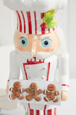 Online Decorator's Warehouse 15" Resin Baker Nutcracker With Hat