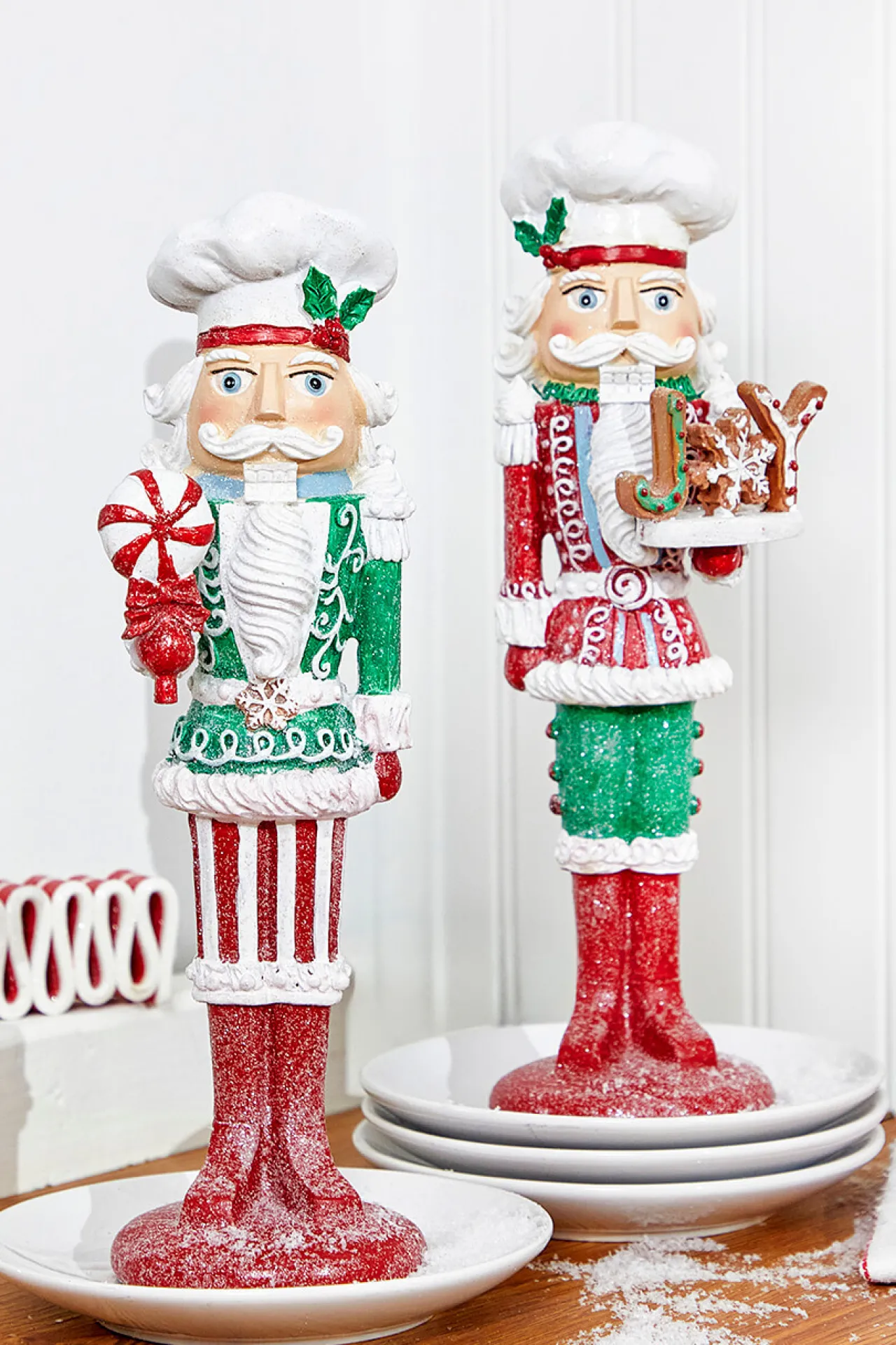 New Decorator's Warehouse 11.5" Resin Candy Nutcracker
