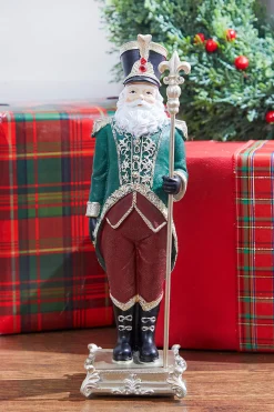 Clearance Decorator's Warehouse 13” Resin Elegant Santa Soldier Figure