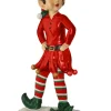 New Decorator's Warehouse 36" Resin Elf With Hands On Hip