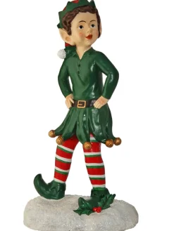 New Decorator's Warehouse 36" Resin Elf With Hands On Hip