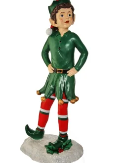 Clearance Decorator's Warehouse 54" Resin Elf With Hands On Hip
