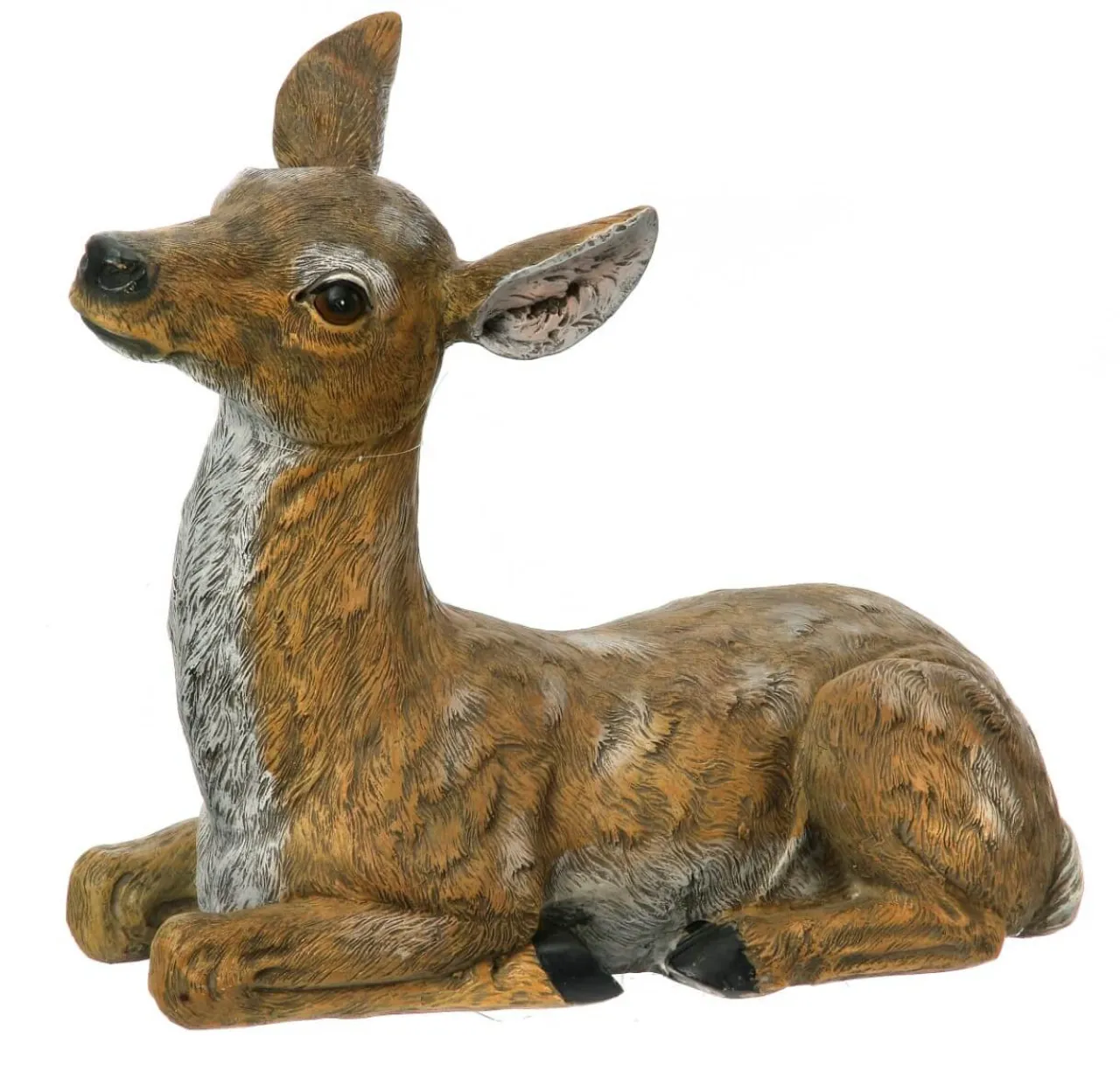 Outlet Decorator's Warehouse 13" Resin Outdoor Laying Fawn Deer