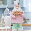 Outlet Decorator's Warehouse 16.6” Resin Pastel Gingerbread Santa Chef