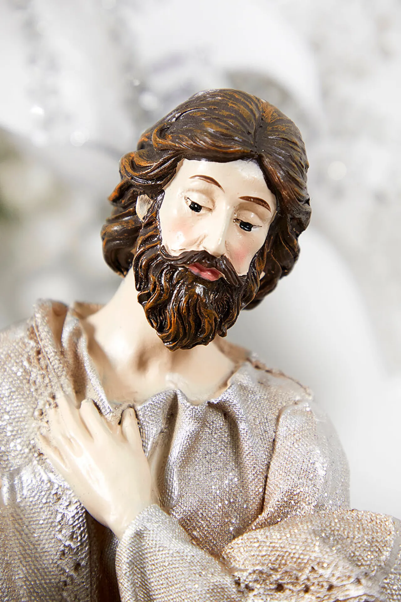 Clearance Decorator's Warehouse 7-16" Resin Renaissance Holy Family - Set Of 3