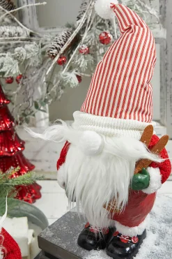 Online Decorator's Warehouse 13” Resin Santa Gnome Figurine