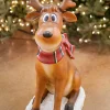 Discount Decorator's Warehouse 38" Resin Sitting Whimsical Reindeer