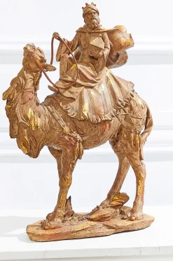 Outlet Decorator's Warehouse 13" Resin Three Kings On Camels - Set Of 3