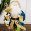 Hot Decorator's Warehouse 18” Santa Figure - Blue Coat