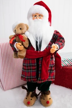 Best Decorator's Warehouse 18" Santa In Pajamas Figurine