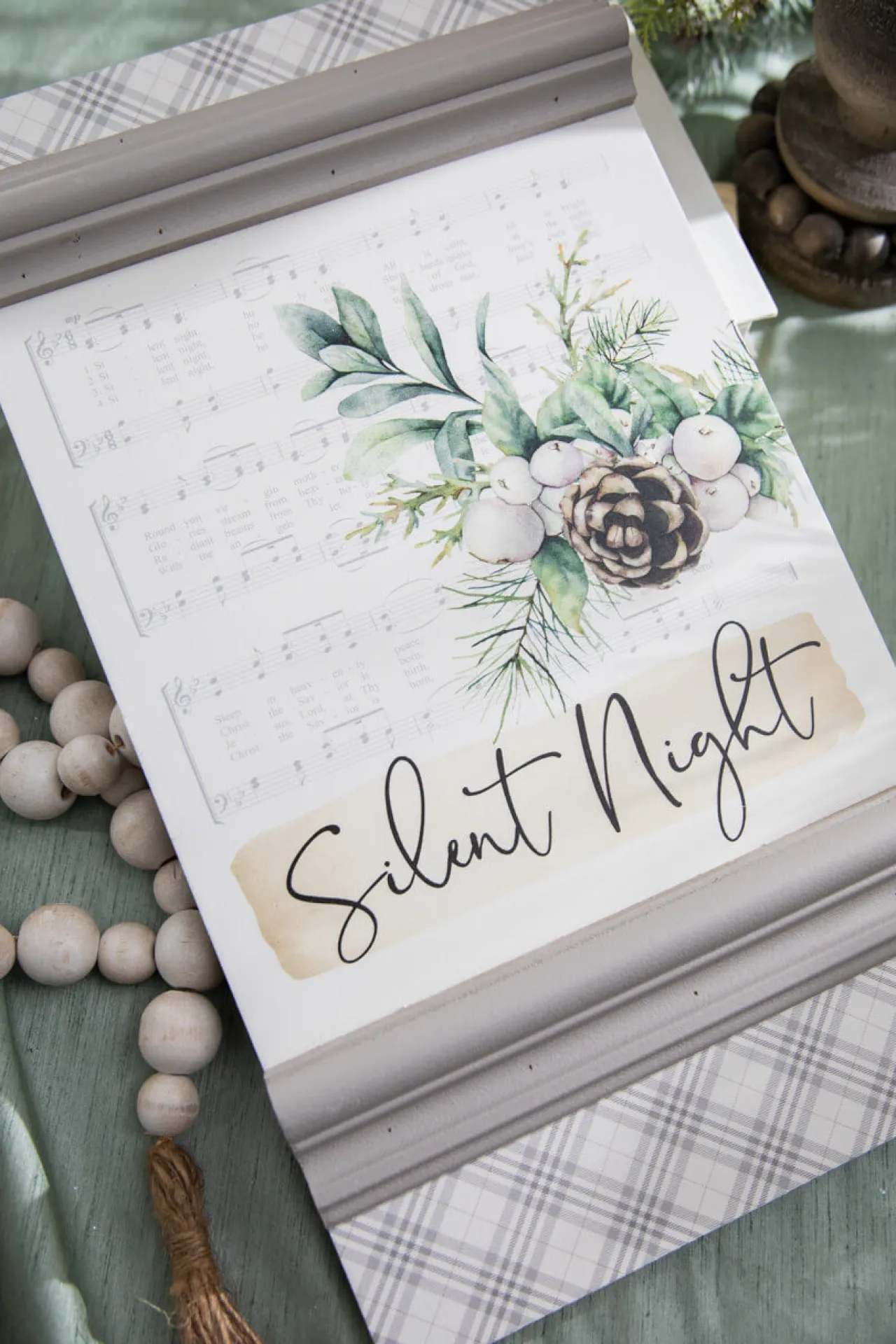 Discount Decorator's Warehouse 15” Silent Night Wood Sign