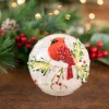 Decorator's Warehouse 4” Small Glass Light Up Cardinal Décor