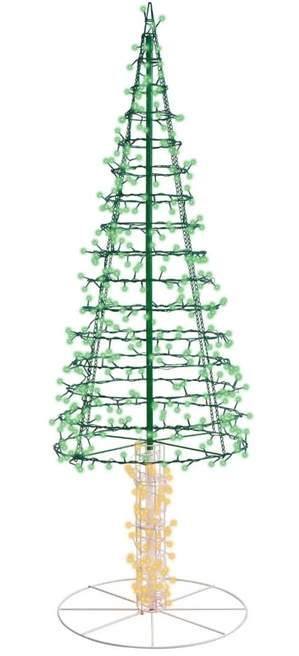Decorator's Warehouse 6' Twinkling Starry Alpine Tree - Green/Warm White 460 Lights
