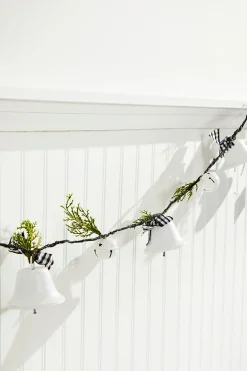 Best Decorator's Warehouse 67” White Country Bell Garland