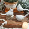 Best Decorator's Warehouse 6” White Resin Cardinal Figurine