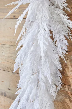 Best Decorator's Warehouse 48" Winter Snowy Cedar Garland