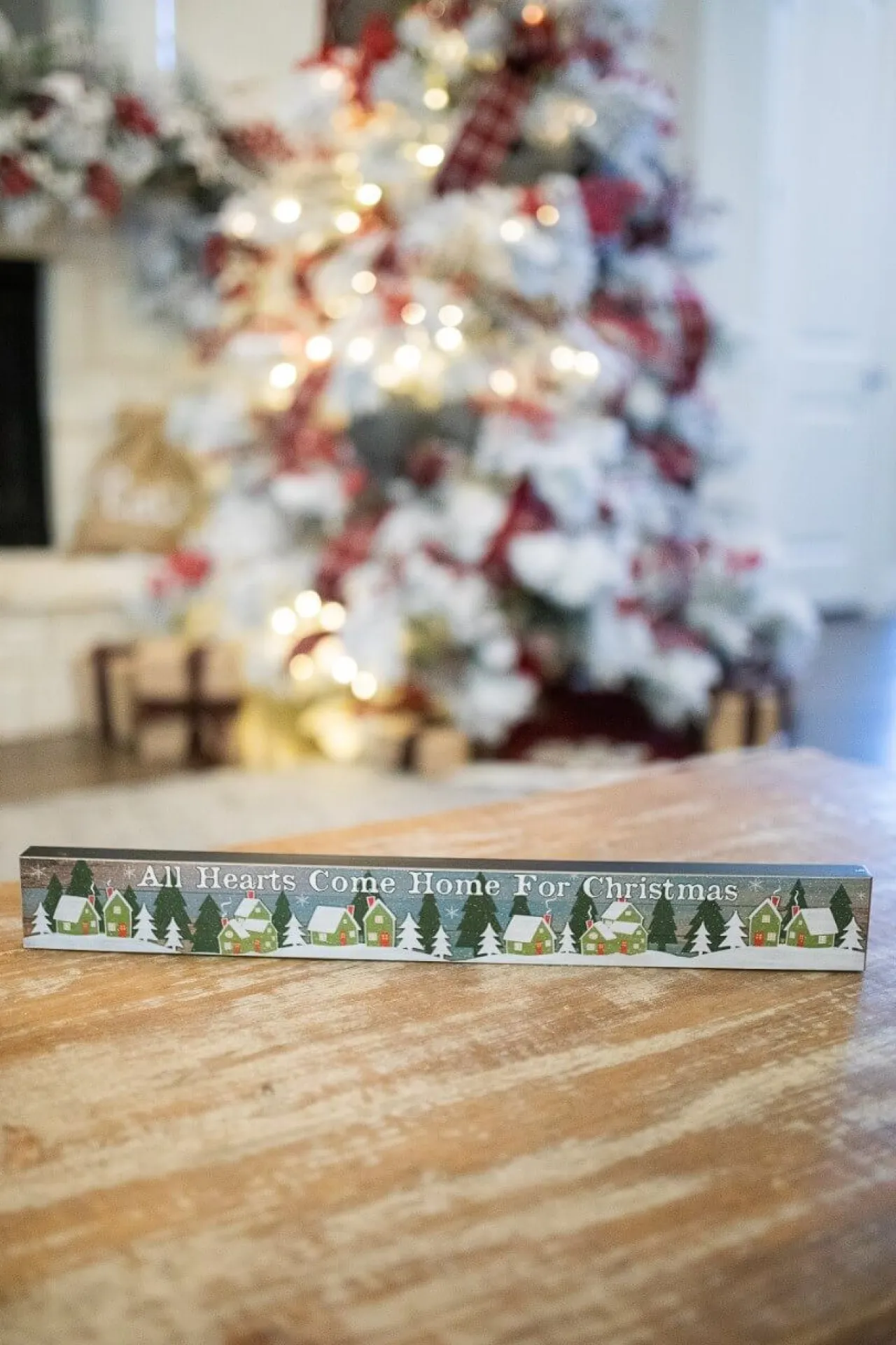 Sale Decorator's Warehouse 23.6 Wood Holiday Block Sign