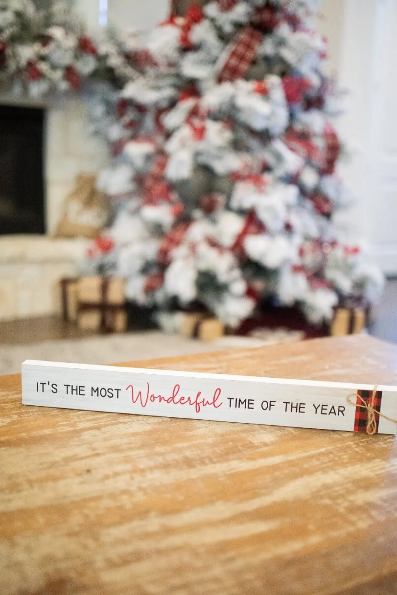 Sale Decorator's Warehouse 23.6 Wood Holiday Block Sign