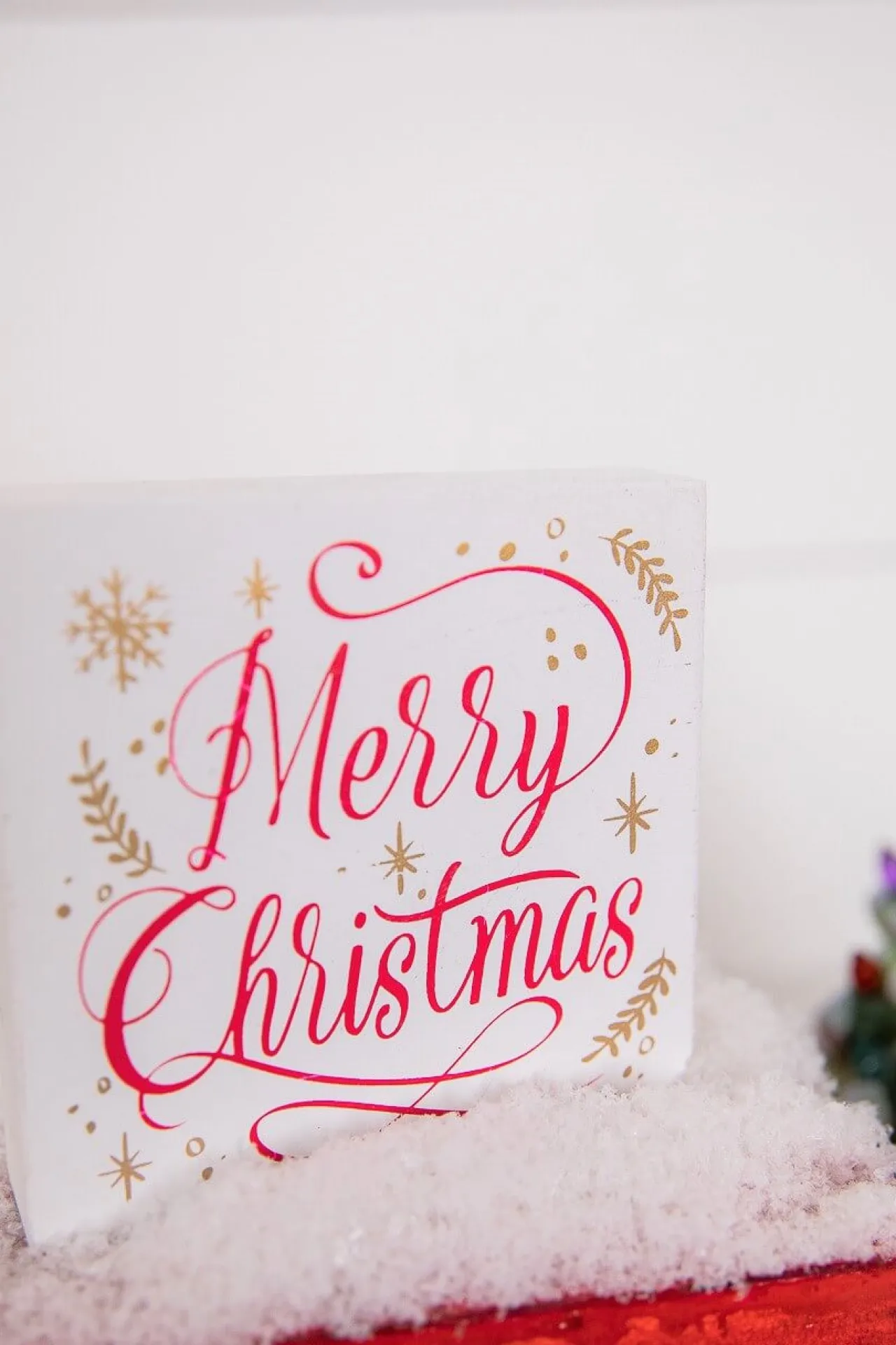 Hot Decorator's Warehouse 4” Wood Holiday Sign