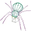 Clearance Decorator's Warehouse 28" X 40" 3D Scary Spider (Twinkling)