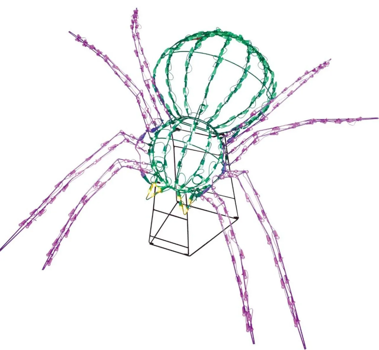 Clearance Decorator's Warehouse 28" X 40" 3D Scary Spider (Twinkling)