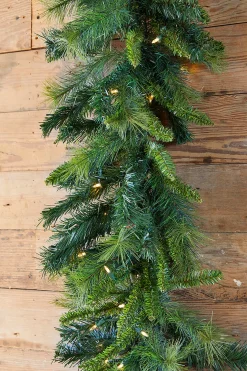 New Decorator's Warehouse 9' X 16" LED Royal Mix Garland