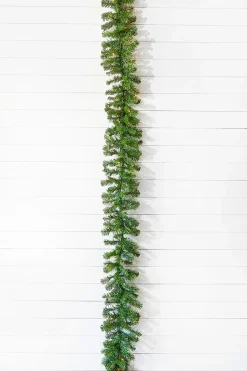 Online Decorator's Warehouse 9' X 10" Norway Pine Garland 200T/50Clear/Outdoor/UL