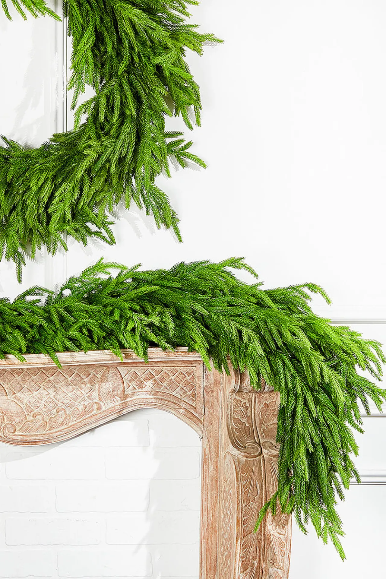 Sale Decorator's Warehouse 60" X 16" Real Touch Deluxe Norfolk Pine Garland