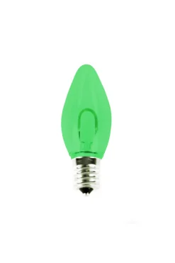 Sale Decorator's Warehouse C9 Filament Bulb (25 Bulbs/box) - Green