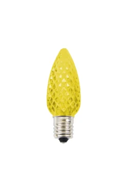 New Decorator's Warehouse C9 Minleon LED SMD Bulb (25 Bulbs/box) - Faceted, Yellow