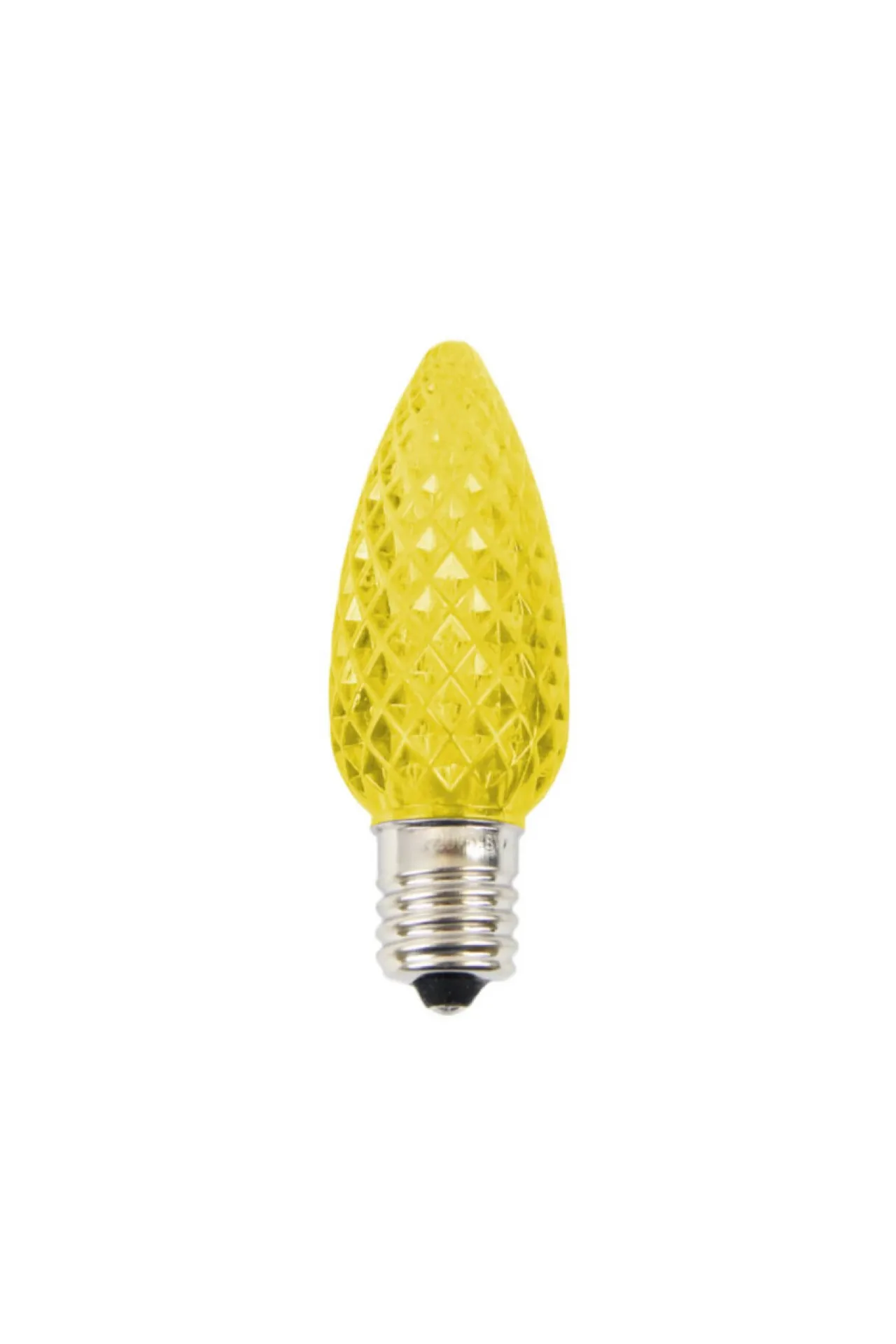 New Decorator's Warehouse C9 Minleon LED SMD Bulb (25 Bulbs/box) - Faceted, Yellow
