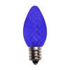 Discount Decorator's Warehouse C7 Platinum Elite LED SMD Bulbs (25 Bulbs/bag) - Faceted, Blue
