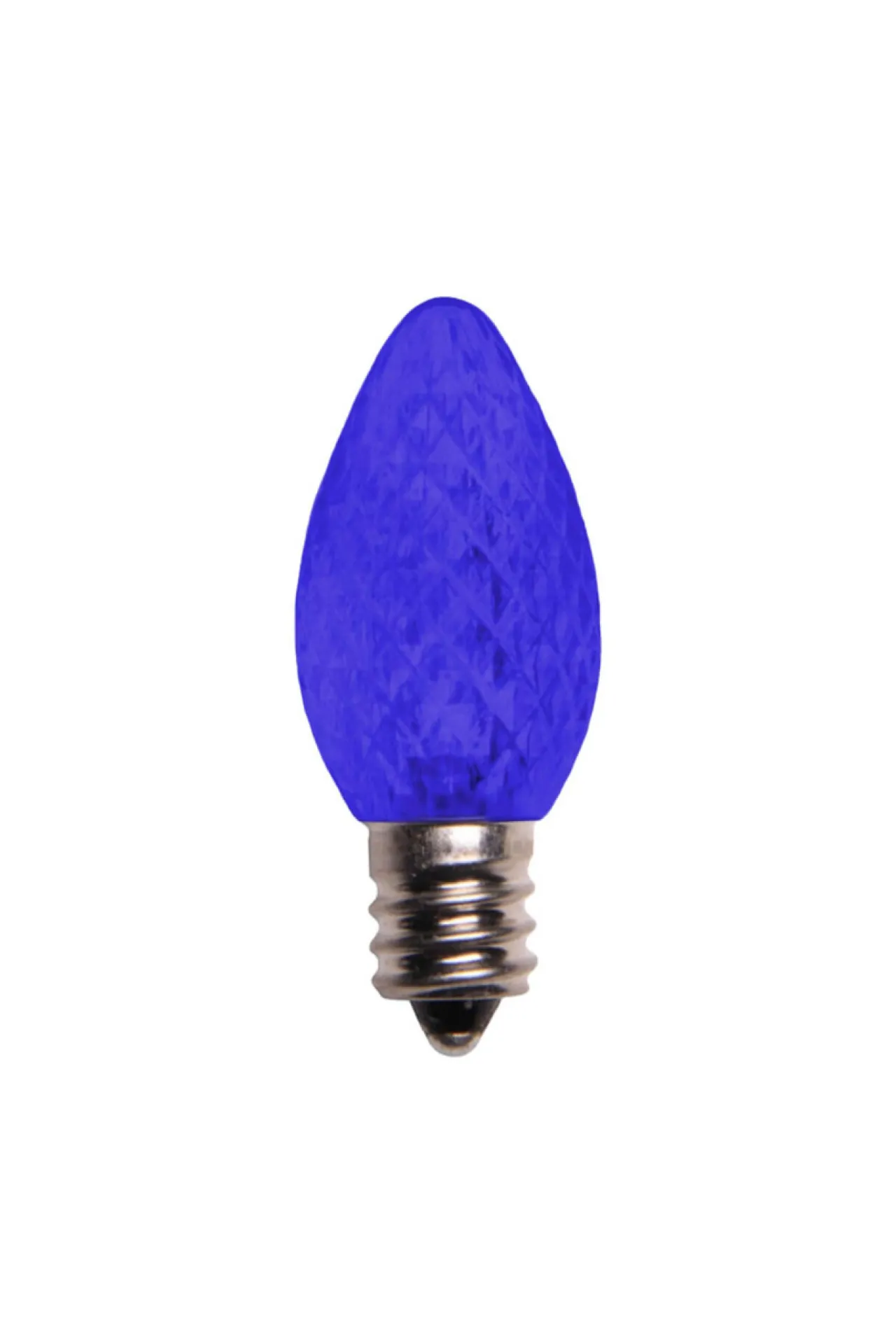 Discount Decorator's Warehouse C7 Platinum Elite LED SMD Bulbs (25 Bulbs/bag) - Faceted, Blue