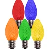 New Decorator's Warehouse C7 Platinum Elite LED SMD Bulbs (25 Bulbs/bag) - Faceted, Multi