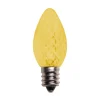 Clearance Decorator's Warehouse C7 Platinum Elite LED SMD Bulbs (25 Bulbs/bag) - Faceted, Yellow