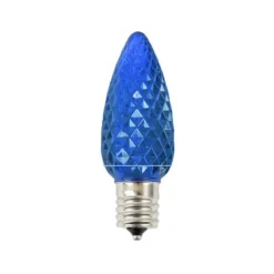 New Decorator's Warehouse C9 Platinum Elite LED SMD Bulb (25 Bulbs/bag) - Faceted, Blue