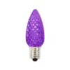 Outlet Decorator's Warehouse C9 Platinum Elite LED SMD Bulb (25 Bulbs/bag) - Faceted, Purple