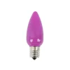 Outlet Decorator's Warehouse C9 Platinum Elite LED SMD Bulb (25 Bulbs/bag) - Frosted, Pink
