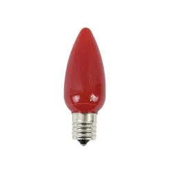 Outlet Decorator's Warehouse C9 Platinum Elite LED SMD Bulb (25 Bulbs/bag) - Frosted, Red