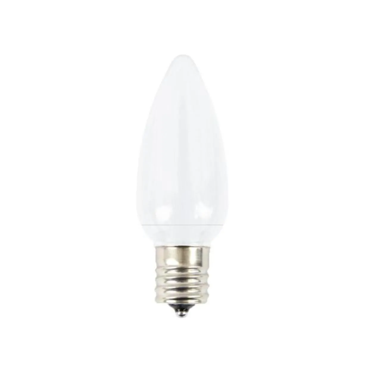 Best Decorator's Warehouse C9 Platinum Elite LED SMD Bulb (25 Bulbs/bag) - Smooth, Cool White