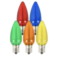 Outlet Decorator's Warehouse C9 Platinum Elite LED SMD Bulb (25 Bulbs/bag) - Smooth, Multi