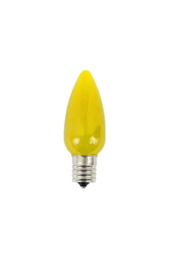 Sale Decorator's Warehouse C9 Wonderful LED SMD Bulb (25 Bulbs/bag) - Frosted, Yellow