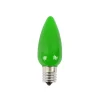 Sale Decorator's Warehouse C9 Wonderful LED SMD Bulb (25 Bulbs/bag) - Frosted, Green