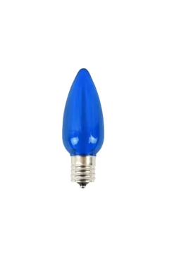 Hot Decorator's Warehouse C9 Wonderful LED SMD Bulb (25 Bulbs/bag) - Smooth, Blue