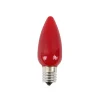 Outlet Decorator's Warehouse C9 Wonderful LED SMD Bulb (25 Bulbs/bag) - Frosted, Red