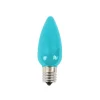 Discount Decorator's Warehouse C9 Wonderful LED SMD Bulb (25 Bulbs/bag) - Frosted, Teal