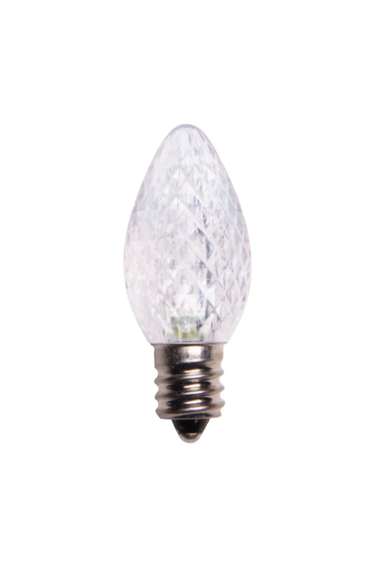 Outlet Decorator's Warehouse C7 Wonderful LED SMD Bulbs (25 Bulbs/bag) - Faceted, Cool White